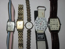 Watch Lot Timex, Geneva, caravelle Not working, for parts.  (F).