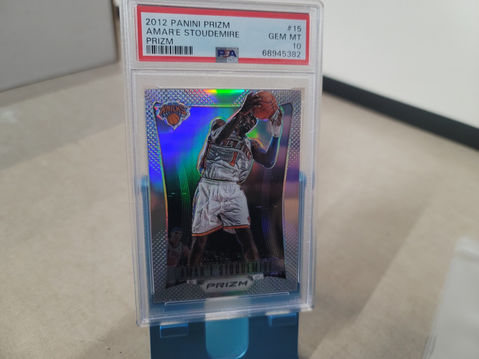 2012-13 Panini Prizm Amar'e Amare Stoudemire Silver Prizms Refractor #15 PSA 10