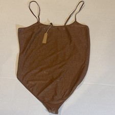 Skims Copper Glissenette Thong Bodysuit, Size 3X NEW