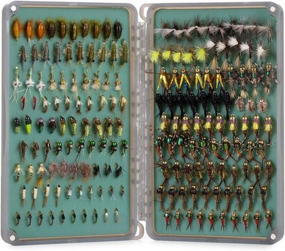 Double Sided Silicone Fly Fishing Box Waterproof Tackle Storage Organizer