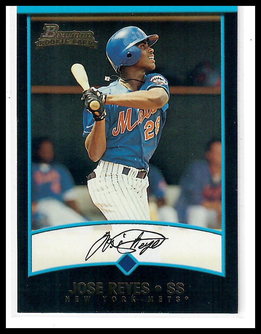 2001 Bowman #430 Jose Reyes New York Mets RC Rookie
