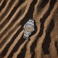 'Sahara' Sapphire Glass (Domed), Unisex, Stainless Steel 100m Diving Watch + Box