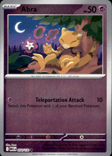 Abra Reverse Holo Common ME01: Mega Evolution 054/132 NM Orca 2025