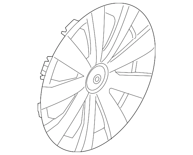 Cubierta de rueda para Volkswagen Jetta 2015-2016 (N/P 5C0-601-147-D-QLV)