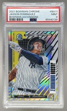 85540139 Jasson Dominguez 2021 Bowman Chrome #BA-11 Ascensions Rookie RC PSA 9