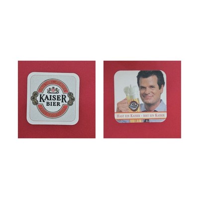 Kaiser Beer Hast An Kaiser-Bist A Kaiser Brewery Beer Mat Beer