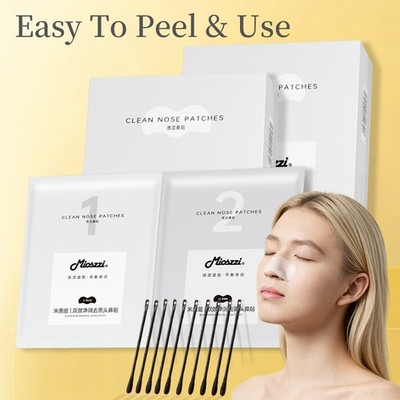 Mioszzi Deep Cleansing Nose Strips, Gentle Pore Care Nose Patches for Daily Skin