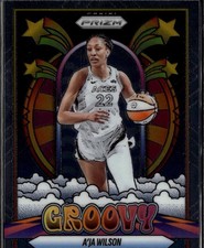 2025 Panini Prizm WNBA #1 A'ja Wilson Groovy