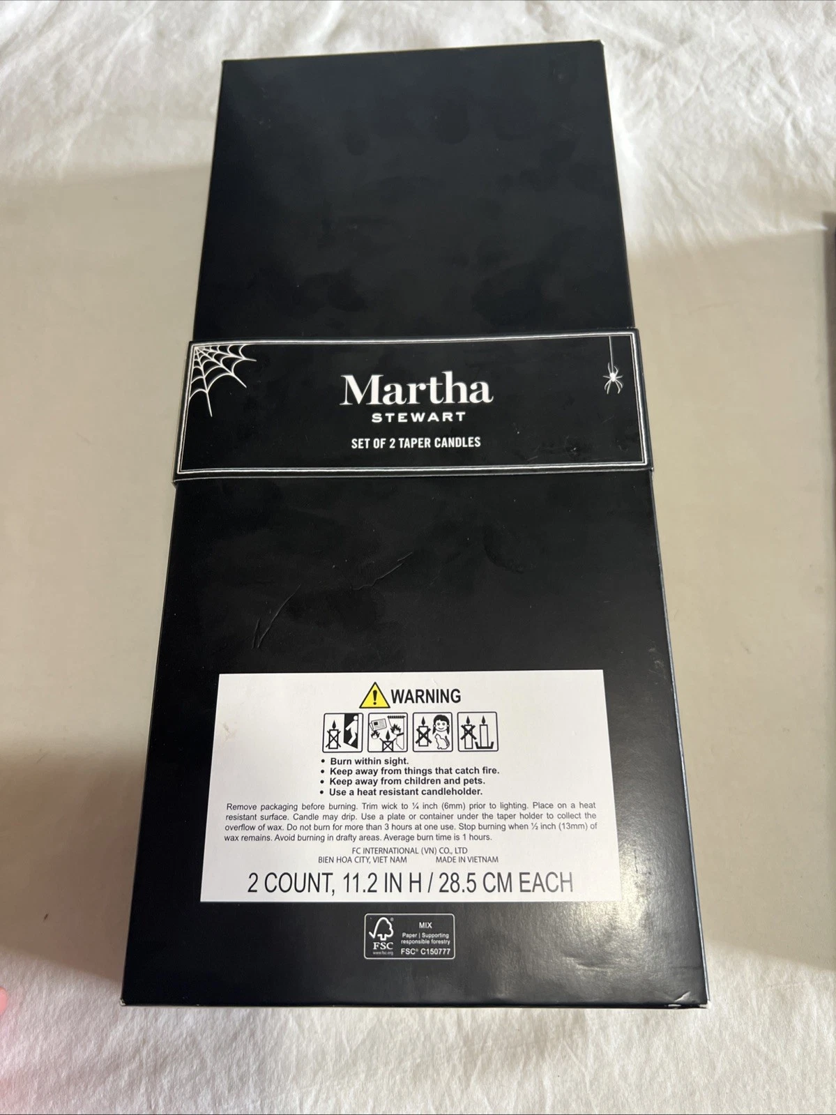 Martha Stewart Christian Siriano Halloween Vampire Ghost Skull Candles Gothic image 10