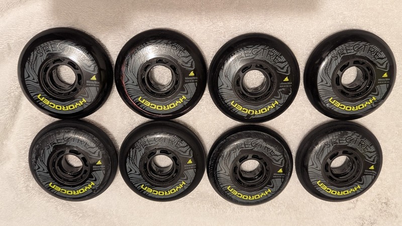 Rollerblade Hydrogen Spectre 80mm 85A Inline Skate Wheels - 8-Pack