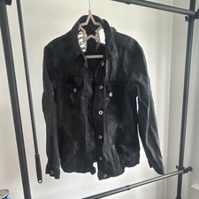 Dark Grey Denim jacket Ripped