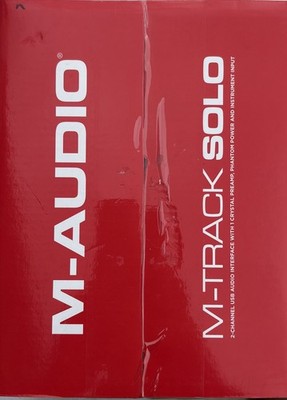 M-Audio M-Track Solo USB Audio Interface 2-Channel Recording Interface New