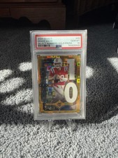Panini Select Numbers Drake Maye #20 Gold Prizm 10/10 Rookie PSA 10 Patriots