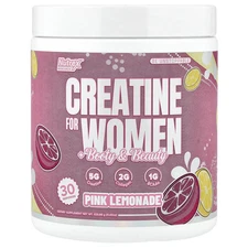 2 X Nutrex Research, Creatine for Women + Booty & Beauty, Pink Lemonade, 11.43 o
