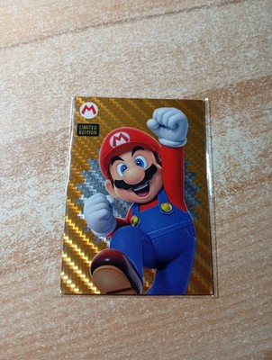 Panini Super Mario It's A Me Limited Edition Cards Mario Gold
