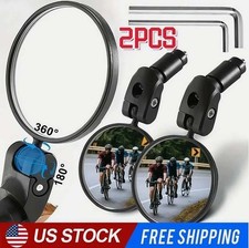 2Pcs Bike Mirrors Bar End Bicycle Mirrors for Handlebars Bicycle Cycling Tools