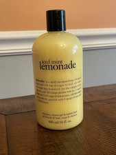 Philosophy Iced Mint Lemonade Shampoo Shower Gel Bubble Bath 16 oz