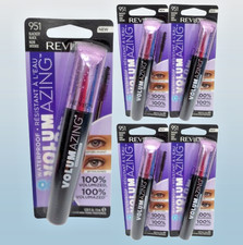 REVLON VOLUMAZING WATERPROOF MASCARA 951 BLACKEST BLACK 0.30 OZ NWB LOT OF 5