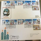 GB STAMPS RARE FIRST DAY COVER 1973 CHRISTMAS PINK FLOOR & ERROR MISSING COLOUR