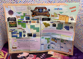 The Magic of Scheherazade NES CIB with map