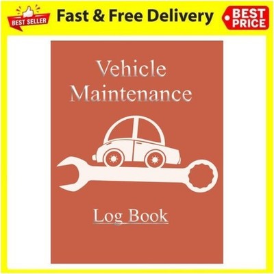 Vehicle Maintenance Log Book Car Truck Auto Service Record Journal