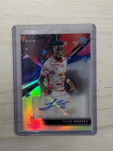 2021-22 Topps UCL Collection - Base Autographs Ilaix Moriba #Ba-Im (AU, RC)