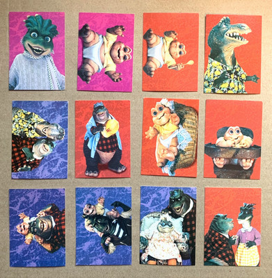 1992 Pro Set Dinosaurs TV Sitcom Trading Cards-Pick Your Card-Complete Your Set