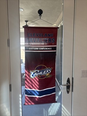 RARE 2017 NBA Basketball Cleveland Cavaliers Eastern Conference Hanging Banner