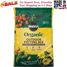Miracle-Gro Organic Outdoor Potting Mix 25 qt. Soil for Container Plants