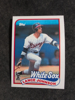 1989 Topps #122 Lance Johnson Chicago White Sox Baseball Card