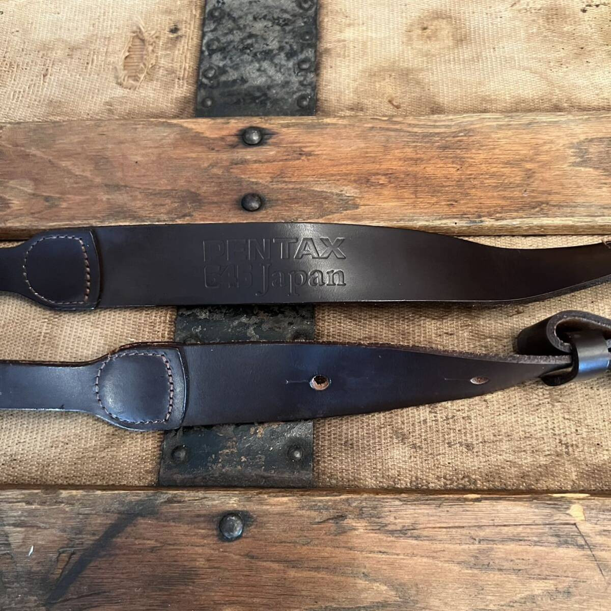 Limited Edition Pentax 645 Japan Lacquer Camera Strap Neck Leather