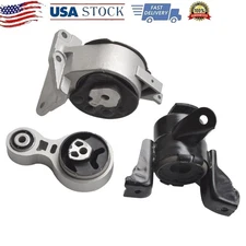 3PCS Engine Motor & Trans Mount Set For Ford Fusion Mercury Milan 2010-2012 2.5L