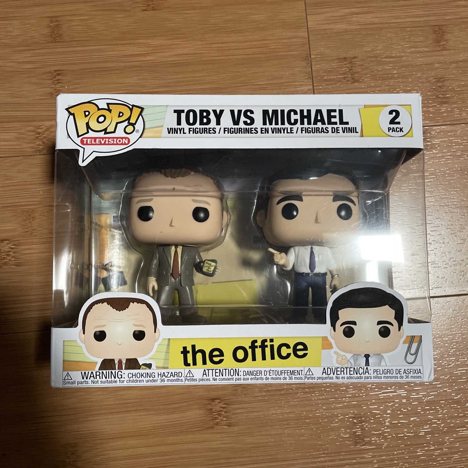 New Funko Pop! Vinyl: The Office - 2 Pack - Toby vs Michael