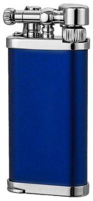 Old Boy IM Corona Butane Pipe Lighter 90 Degree Adj Soft Flame Blue Chrome 1205