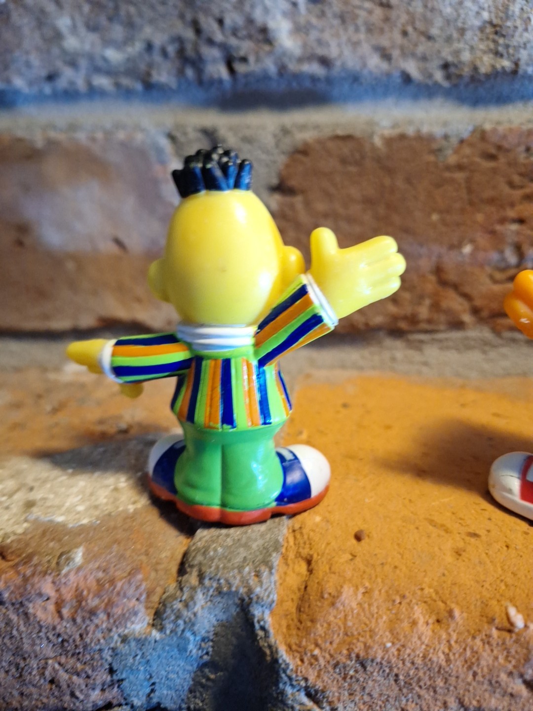 Sesame Street Workshop PVC Toy Figures Bert Ernie Elmo 2010 Hasbro Cake Topper 3