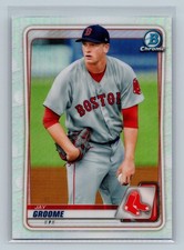 2020 Bowman Draft Chrome Refractor Jay Groome #BD-156 Boston Red Sox