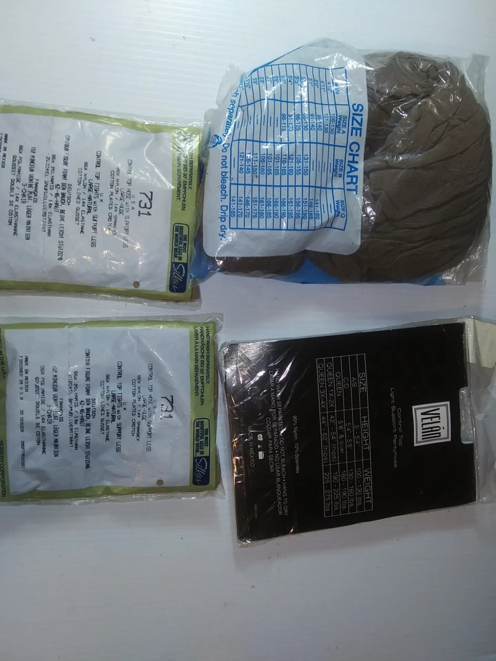 L'eggs Sheer + Silkies Pantyhose 6 Pair Large Nylon Nude Taupe Brandy - Image 2 of 4