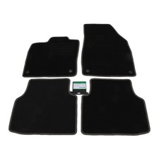 SCHÖNEK Veloursmatten Textilmatten Fußmatten für SKODA ELROQ RS PYL 4-teilig