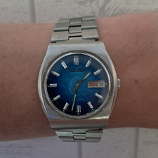 Citizen Automatic Herren Armbanduhr Automatik blaues Zifferblatt Day-Date …