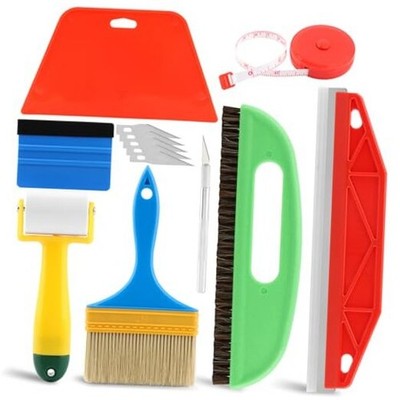 Wallpaper Smoothing Tools, Wallpape-r Tool Kit with Felt Squeegee Seam Roller 1