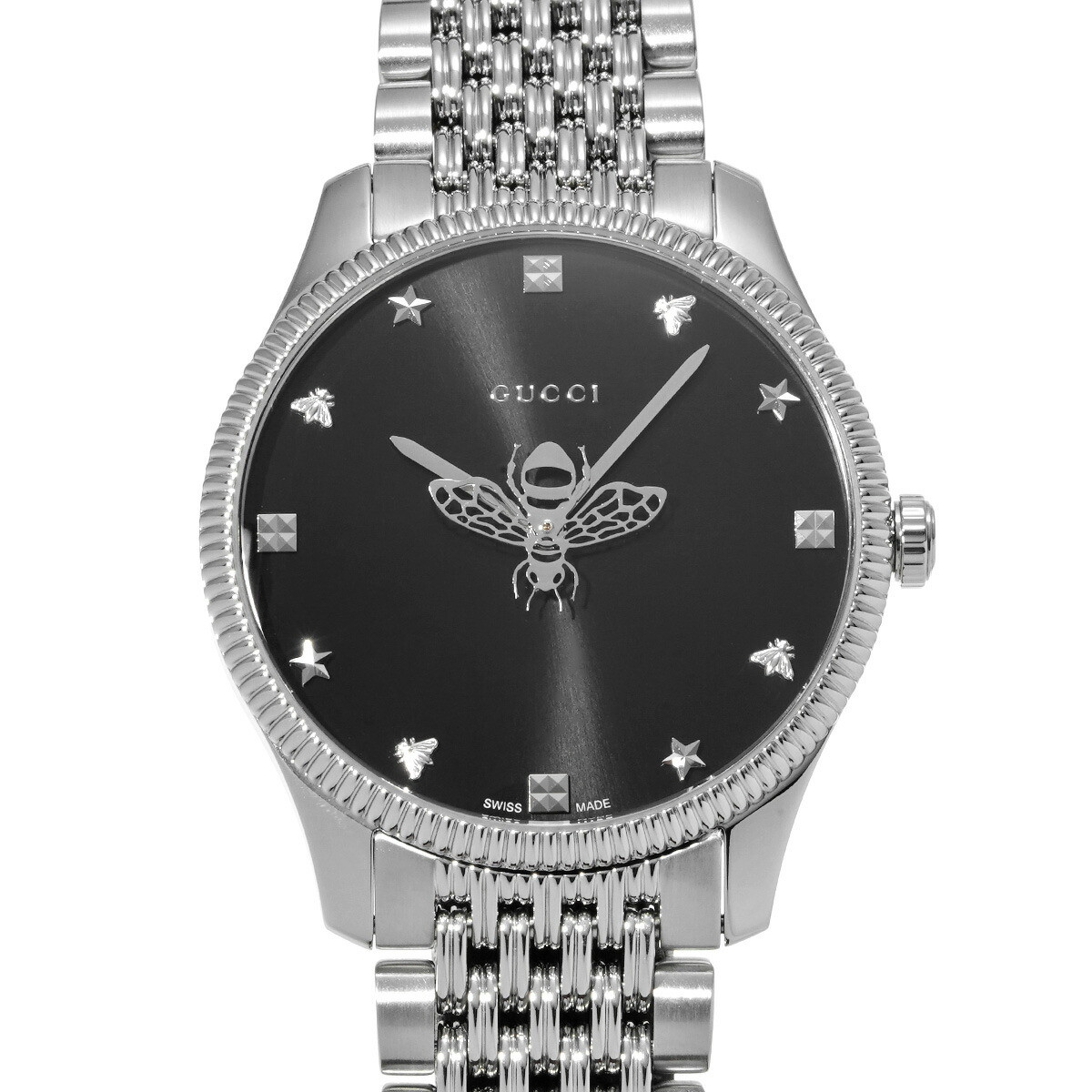 GUCCI G Timeless YA1264154 Black Case Size 36×36mm Ladies