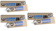 3× K2 Aluchrom Felgenpolitur – Aluminium-, Metall- & Chrompolitur Paste 120 g