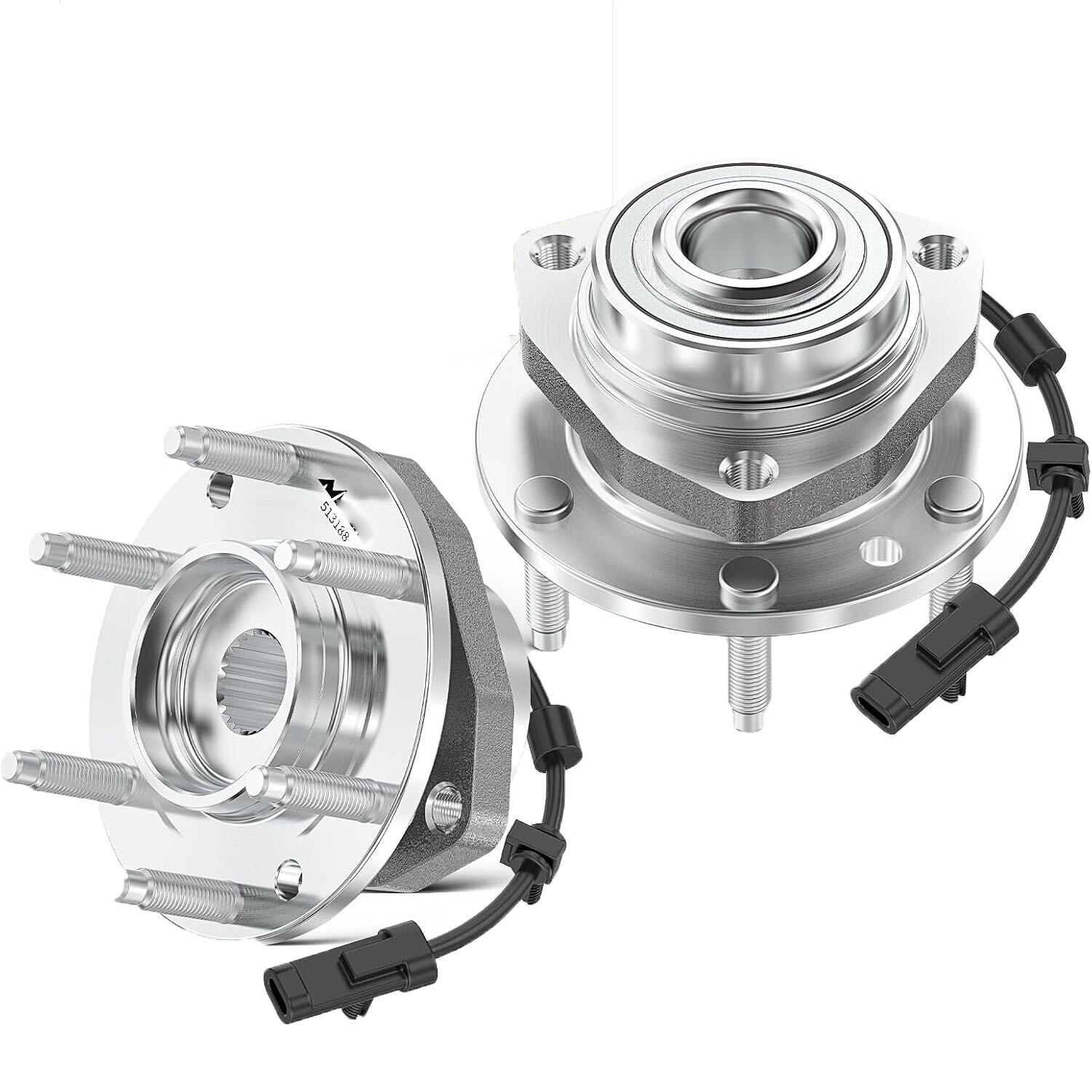 Set of 2 Front Wheel Hub Bearings for Chevy Trailblazer GMC Envoy Buick Rainier