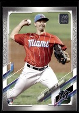 2021 Topps Platinum Update Cody Poteet RC 59/70 Miami Marlins #US108