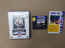 Madden NFL '94 Sega Genesis Cartridge and Case