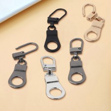 5PCS Zip Slide Puller Instant Replacement For Broken Zipper Head Jacket Coat Bag
