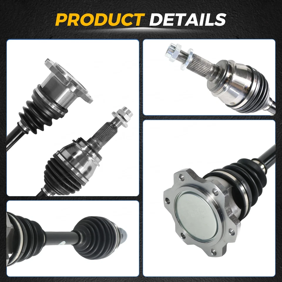 2PCS CV Axles Front for 1998-1999 Chevy GMC K1500 Suburban Gas 4WD Foto 2 de 4