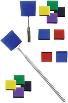 Dental Mirror Cover Color Code Autoclavable up to 375F 12 Pcs Assorted Dental Co