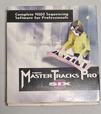 Passport Designs Master Tracks Pro SIX Complete MIDI Sequencing Software