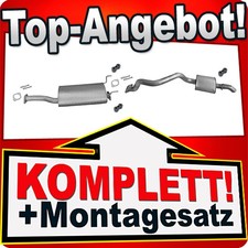 Auspuff für SSANGYONG REXTON 2.7 Xdi ab 2004 Auspuffanlage
